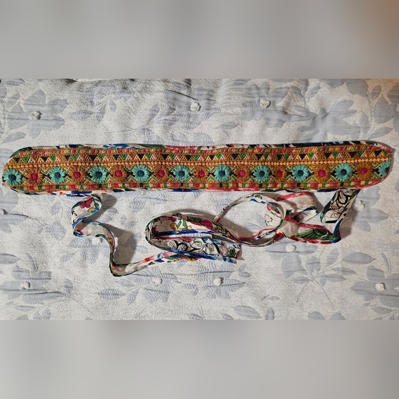 Johnny Was Accessories - Johnny Was Floral Embroidered Wrap Belt